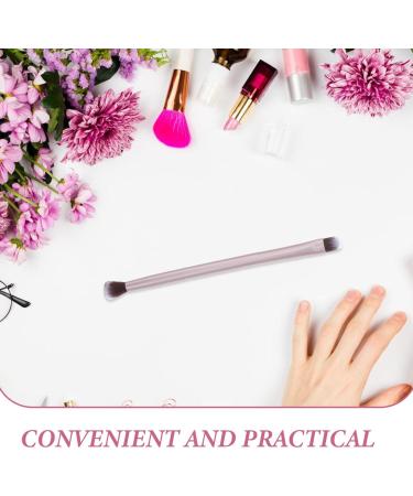 Baluue Eye Shadow Brush Blending Eye Brush Rose Gold Soft Synthetic Fibers Double-ended Eyeshadow Brush - Buy Online on GoSupps.com