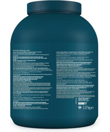 Kinetica Chocolate Mint Whey Protein Powder 2.27kg | Grass-Fed EU Cows | 22g Protein | 76 Servings | Superior Mixability & Taste - Buy Online on GoSupps.com