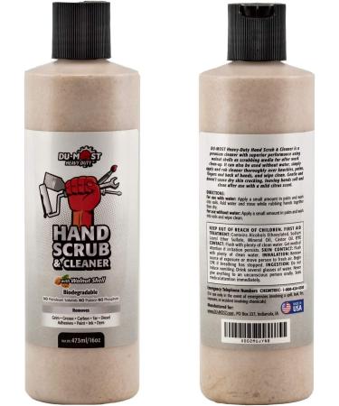 DU-MOST Heavy Duty Hand Scrub - Removes Grease, Carbon, Tar, and More - 16 Oz - No Petroleum Solvents, No Pumice, No Phosphate - Buy Online on GoSupps.com