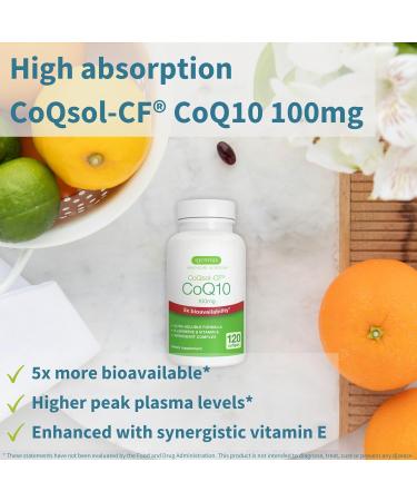 Advanced CoQ10 100mg - High Absorption Coenzyme Q10 with D-Limonene & Vitamin E | 120 Servings | 5X Bioavailability | Igennus - Buy Online on GoSupps.com