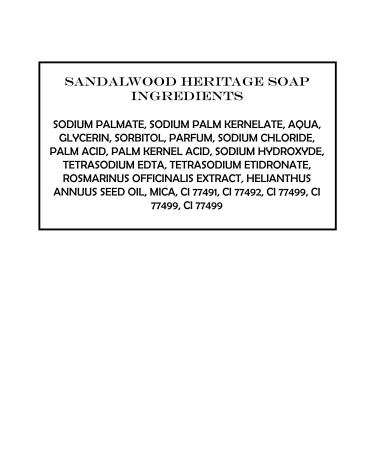 Pre de Provence Sandalwood Soap Bar - 8.8 oz - Organic Shea Butter - French Quad Milled - Rich Lather - Natural Skincare - Buy Online on GoSupps.com
