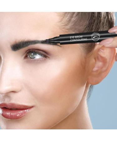 Eyebrow Liquid 4 Point Eyebrow Waterproof Nature Eyebrow Pencil Eyebrow For Wild Eyebrows Quick Dry No Smudge Liquid Long Wear Shakven Black - Buy Online on GoSupps.com