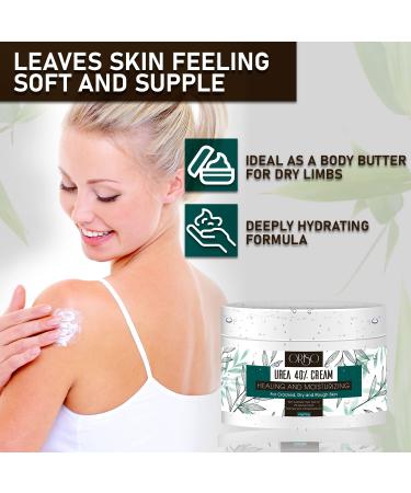 Urea Cream 40% for Dry, Cracked Skin - Callus Remover with Salicylic Acid - 4oz - Buy Online on GoSupps.com