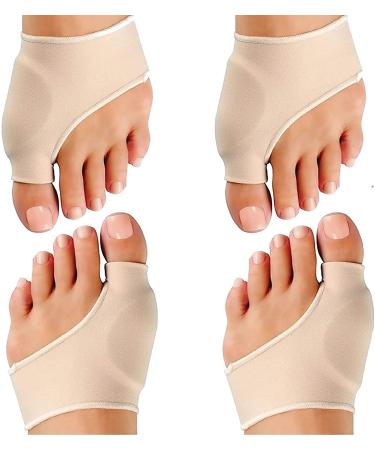 Bunion Corrector and Bunion Relief Sleeve with Gel Relief Pads  2 Pair Orthopedic Bunion Corrector Brace Protector Bootie Toe Separator for Men Women Hallux Valgus at Day (2 Pair Bunion Corrector)
