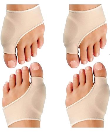 Bunion Corrector and Bunion Relief Sleeve with Gel Relief Pads  2 Pair Orthopedic Bunion Corrector Brace Protector Bootie Toe Separator for Men Women Hallux Valgus at Day (2 Pair Bunion Corrector) - Buy Online on GoSupps.com
