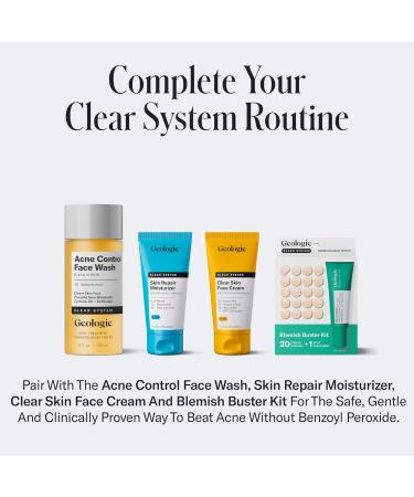 Geologie Acne Control Body Wash | Fresh Eucalyptus | 2% Salicylic Acid + 1.5% Glycolic Acid | Clears Body Acne & Prevents Breakouts | For Men & Women | No Benzoyl Peroxide | 8.4 oz - Buy Online on GoSupps.com