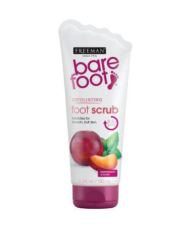 Freeman Bare Foot Scrub Peppermint & Plum Foot Scrub 3 x 150ml