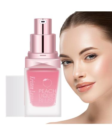 Face Liquid Blush 18ml Cream Face Blush Natural Look Face Blush Waterproof Long Lasting Blush Blusher Sticks for Cheeks Dewy Finish 5#