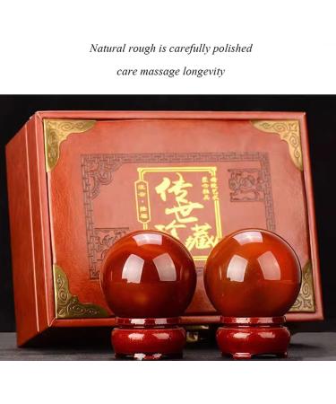 UNbit Ball Stretcher - Magnetic Stress Ball Natural Gemstone Agate Handball with Bamboo Frame | 51mm Size A - International Shipping Available - Buy Online on GoSupps.com