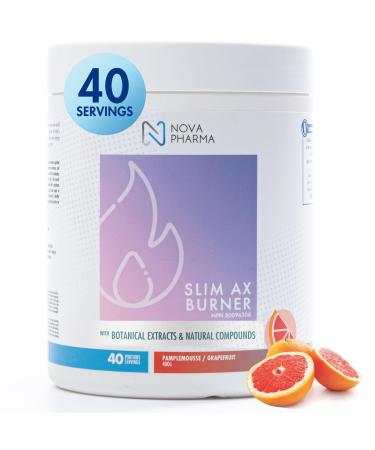 Nova Pharma Pre Workout Powder - Garcinia Cambogia - L Carnitine Supplement - Chromium Supplement - 40 Servings (Grapefruit)