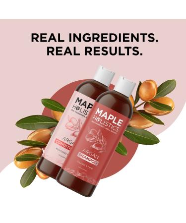 Argan Oil of Morocco Shampoo and Conditioner Set - Sulfate-Free for Color Treated Hair - Volumizing & Hydrating Formula for Men and Women - 2 Piece Set - Buy Online on GoSupps.com