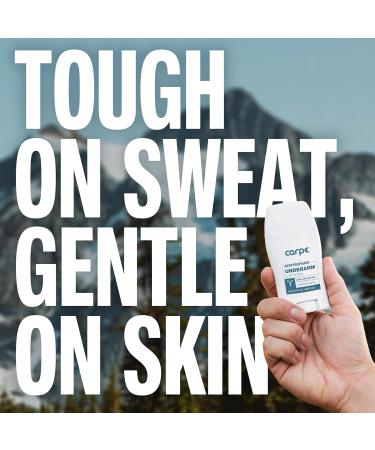 Carpe Underarm Antiperspirant and Deodorant Clinical strength with Mountain Breeze scent Combat excessive sweating Stay fresh and dry Great for hyperhidrosis (Pack of 3) Mountain Breeze 1.69 Fl Oz (Pack of 3) - Buy Online on GoSupps.com