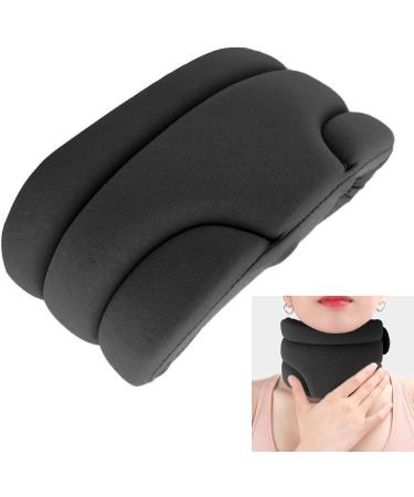 Adjustable Cervical Collar Soft Neck Brace with Breathable Fabric Ergonomic Design Lightweight Portable for Traveling Men Women Relieves Neck Discomfort (Black) - Buy Online on GoSupps.com