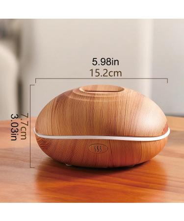 Flames Diffuser with 7 Colors & Wood Grain - 200ml Silent Air Freshener with Automatic Shutdown for Ultimate Room Fragrance - Buy Online on GoSupps.com