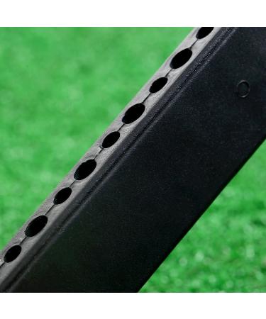 MUXSAM Black Golf Tee Holder for Bag - 1-Pack Tee Carrier with 12 Holes, 3 Ball Markers, Keychain - Golf Accessory - Buy Online on GoSupps.com