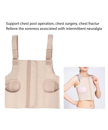 Adjustable Chest Support Brace | Breathable Shoulder Strap & Rib Support for Post-Operation & Fractures (S) - Shop Internationally - Buy Online on GoSupps.com