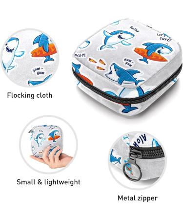 Women's Bonds Storage Pockets: Portable Period Kit & Feminine Product Bag - Big Fish Swallows Small Fish Design - Buy Online on GoSupps.com