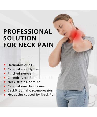 Safwel Neck Brace Collar - Adjustable Cervical Traction Device for Neck Pain Relief & Spine Support - Buy Online on GoSupps.com