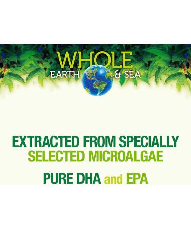 Whole Earth Sea Marine DHA Omega-3 30 Vegetarian Softgels - Essential Vegan Omega-3 Supplement - Buy Online on GoSupps.com