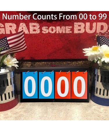 APORO Portable Table Top Scoreboard Flipper - Multi Sports Score Flip Scoreboard - Buy Online on GoSupps.com