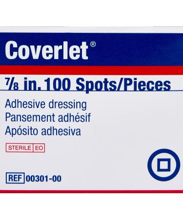 Round Spot Fabric Bandages - Box of 100 | 100 Count Pack | Coverlet Bandages - Buy Online on GoSupps.com