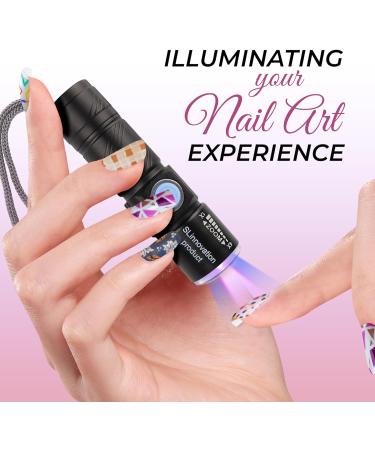 SLinnovation Rechargeable Mini UV Nail Lamp - Portable Gel Polish Dryer for Polygel Nails - Essential LED UV Nail Art Tool - Buy Online on GoSupps.com