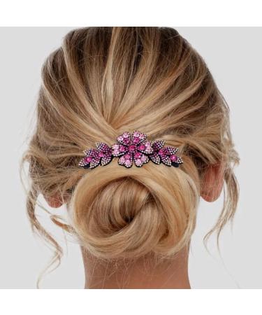 Hair Plug-In Comb with Rhinestone Teeth - Vintage Hair Jewelry for Women & Girls | Perfect Gift & Headdress Accessories - Buy Online on GoSupps.com