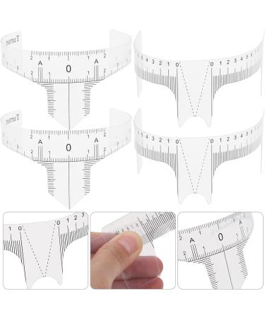 Angoily 10pcs Eyebrow Design Ruler Microblading Ruler Tools Eyebrow Ruler Tool Auxiliary Tool Eyebrow Shape - Buy Online on GoSupps.com