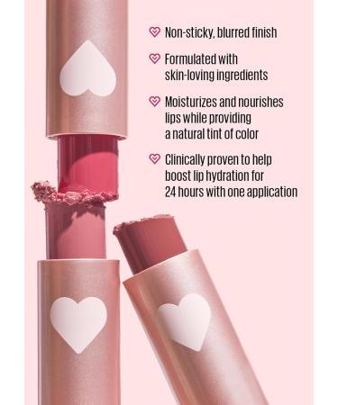 Kaja Love Blur Lip Balm - 02 Sweet Bestie | Soft & Comfort Semi-Matte Blurring Daily Color | Shea Butter, Avocado Oil, Citrus Unshiu Peel Extract, Vitamin E Infused | 4g/0.14oz. - Buy Online on GoSupps.com