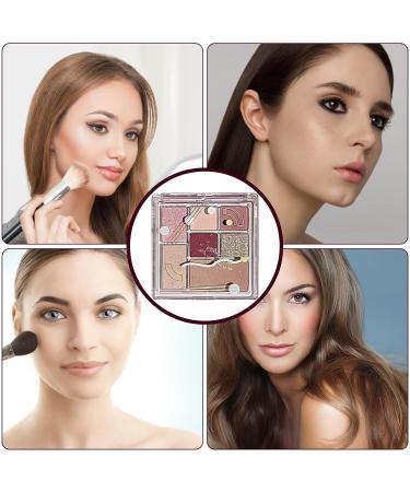 Colorful Eyeshadow Palette - 7 Colors Waterproof Eye Shadow Professional Vibrant Colors Shades Cosmetics Compact Waterproof Glitter Makeup Palette for Blendable Bright Makeup Littryee No. 04 Temperament Purple Brown - Buy Online on GoSupps.com