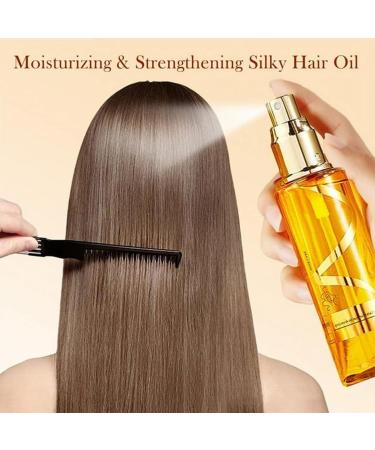 Moisturizing & Strengthening Silky Hair Oil | Hydrating Leave-In Treatment & Protein Repair Spray | 3.38oz for Frizzy Hair - Buy Online on GoSupps.com