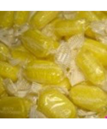 Roch Sweets Rhubarb and Custard Hard Boiled Fruity Sweets Wrapped Traditional red Yellow (400g) Fruity 400g