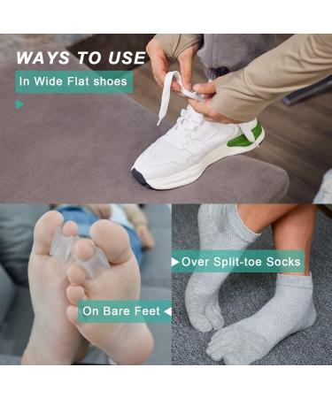 Toe Separator Hammer Toe Corrector for Women - Bunion Corrector for Crooked & Curled Toes | Protect Toes from Rubbing - 6 Pack - Buy Online on GoSupps.com