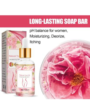 Natural Yoni Oil for Women - PH Balance Odor Elimination & Itch Relief | Rose & Lavender Blend - 1 Fl Oz - Buy Online on GoSupps.com
