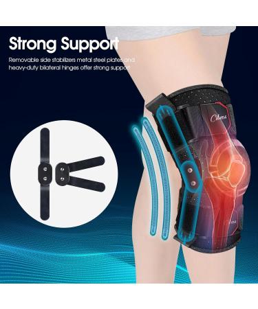 Cilnos Kneeze for Meniscal Tear - Adjustable Knee Support with Stabilizers & Gel Pads for Pain Relief | Arthritis & Surgery Recovery | Large Size - Buy Online on GoSupps.com