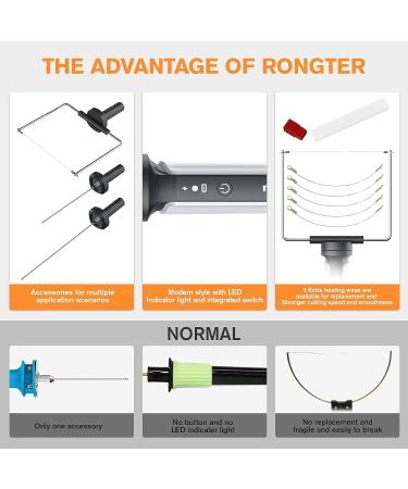 RONGTER 3 in 1 Hot Wire Foam Cutter kit  Foam Cutter Electric Styrofoam Cutting Tool 15W/ 6V  Heated Foam Carving Knife Kit with Cleaning Brush Wh3in1 - Buy Online on GoSupps.com