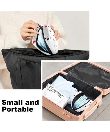 Portable Menstrual Pad Bag - Large Capacity Sanitary Napkin Storage - First Period Kit for Girls & Women - Panda & Love Pattern - Multi-colored - Buy Online on GoSupps.com