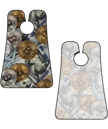 Augenstern Men's Shaving Apron - Bitcoin Coins Design | Best Beard Bib for Father's Day - Buy Online on GoSupps.com
