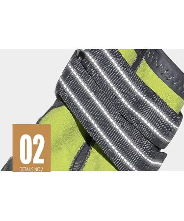 Truelove Waterproof Dog Shoes with Reflective Strips - Black Anti-slip Rain Boots for Paw Protection (TLS3961) - Buy Online on GoSupps.com