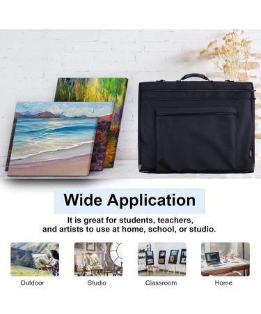 JJRING 24x36 Art Portfolio Tote Bag - Large Carrying Case with Shoulder Strap and Handle - Buy Online on GoSupps.com