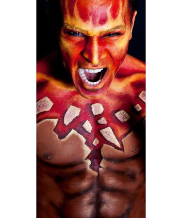 High-Quality Aqua Makeup for Face & Body | Maskworld - Black White Gray & Brown Tones - 12g - Buy Online on GoSupps.com