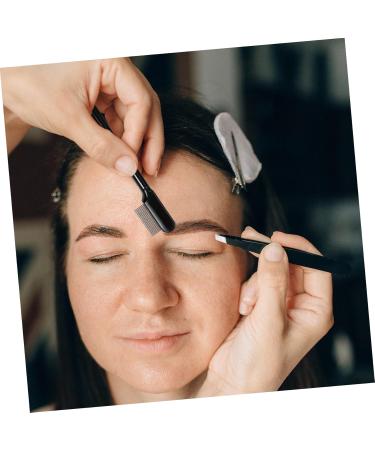 NUSITOU 1 Set Eyelash Comb Eyebrow Trimming Comb Makeup Gadgets Lash Applicator Metal Brow Separator Black Makeup Tool Eyelash Brush Eyebrow Comb Woman Steel Needle Eyebrow Brush Cosmetic - Buy Online on GoSupps.com