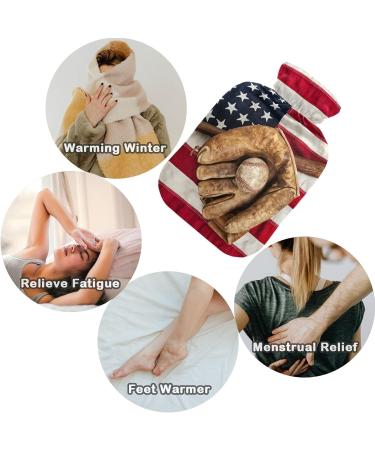 Buy Naanle American Flag Baseball Bats & 2L Transparent Hot Water Bottle for Pain Relief - Heat & Cold Therapy - Buy Online on GoSupps.com