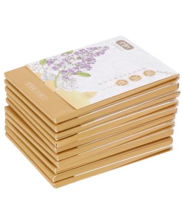 Minkissy 10 Boxes Oil Blotting Sheets Portable Oil Absorbing Beauty Blotters Paper Tissue for Facial Make Up Skin Care Supplies Purple