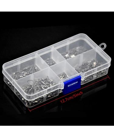 Avodova 100 Pack Fishing Barrel Vertebrae with Ball Bearing - Stainless Steel Swivel Snap for Lure & Bait Accessories (6# 8# 12# 14#) - Buy Online on GoSupps.com