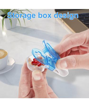 Txkrhwa 4Pcs Portable Pill Taker & Blister Pack Opener | Easy Remove Tool for Seniors & Disabled | Reusable Pill Box Gadgets - Buy Online on GoSupps.com