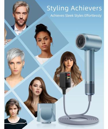 High-Speed Hair Dryer - 200M Negative Ionic 110 000 RPM Brushless 1600W Low Noise Portable for Home & Travel - Buy Online on GoSupps.com