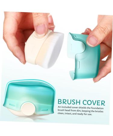 VICASKY Sunscreen Brush Set - 3pcs Makeup Applicator Flat Top Powder Puff for Travel & Facial Makeup - Buy Online on GoSupps.com