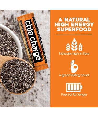 Chia Seeds Energy Bar Pack - Mini & Big Flapjacks - Healthy Snack for Running, Gym & Cycling - Nut-Free Lunchbox Snack - Original Sea Salt Flavor 20x80g - Buy Online on GoSupps.com