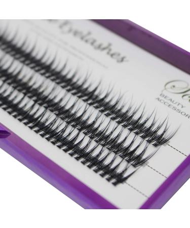 Scala 8mm 10mm 12mm 14mm 16mm Fish Tail False Lashes 120pcs Handmade Luxury Mink Premade Lash 5D Volume Fans Individual Eyelash Extensions (16mm)